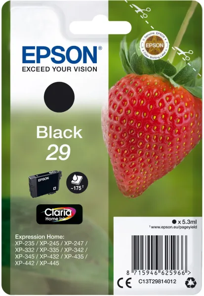 Epson 29 bläckpatron svart